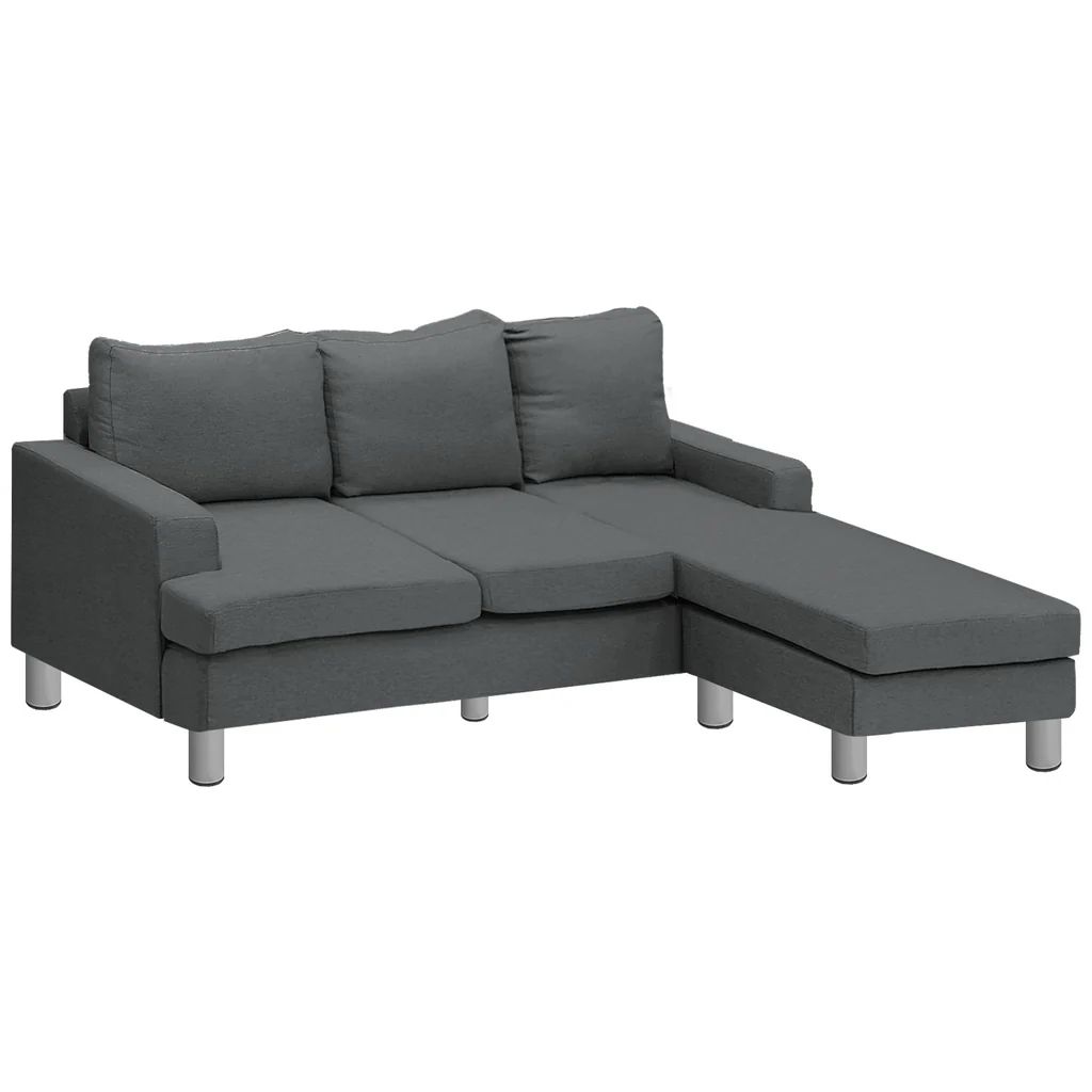 Reversible Corner Sofa Grey